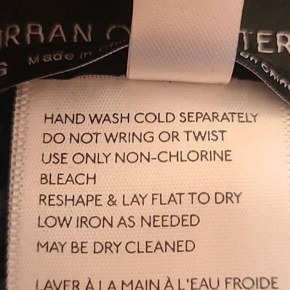 Urban Outfitters Pink Blue Brown Color blocked Cropped Sweater Size L - Picture 9 of 9